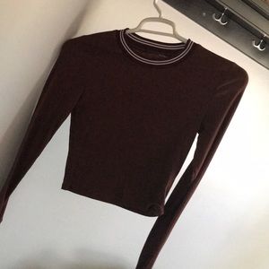 Crop top long sleeve